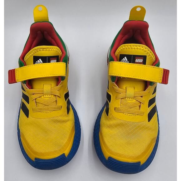 adidas LEGO x Sport DNA Boys Size 2 Multicolored Tennis Shoes - Picture 1 of 7